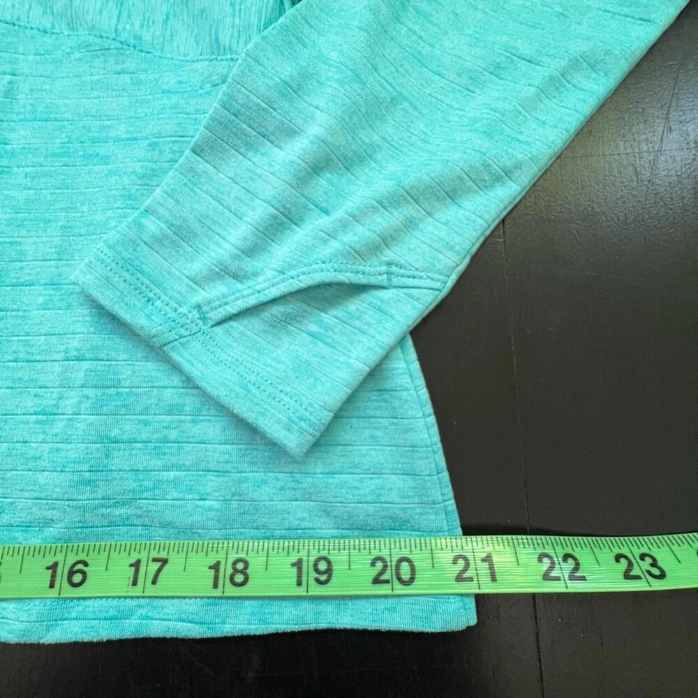 Slazenger Women’s Aqua Golf Quarter Zip Athletic Top Size M - Picture 8 of 8